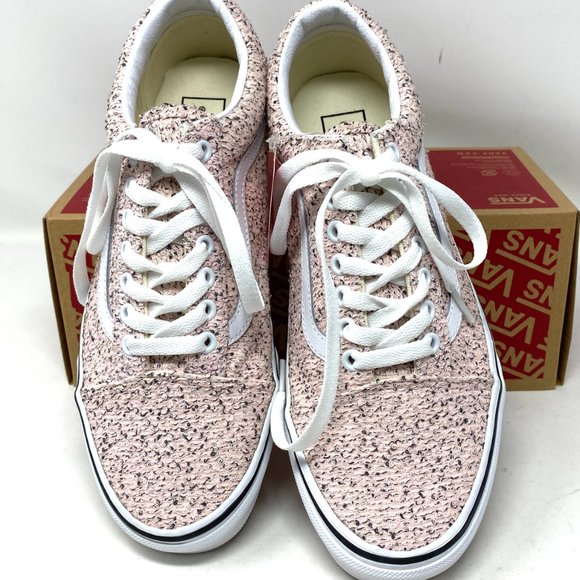 🌹 Sale 🌹 VANS Old Skool Boucle Pink Women’s Size 8 9 Sneakers VN0A38G118B - Picture 9 of 16